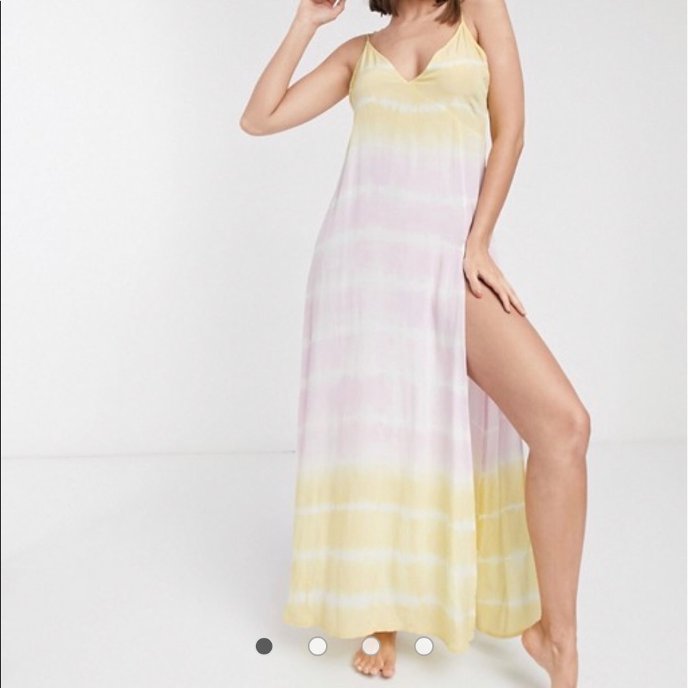 Tie dye beach slip dress 2